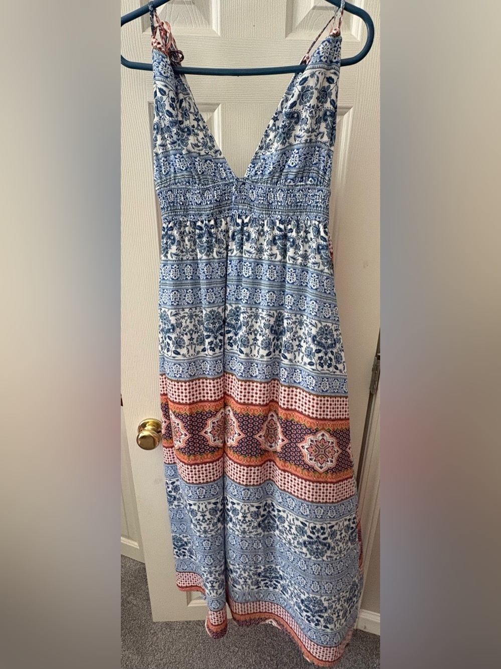 Boho Print Boutique Maxi Dress